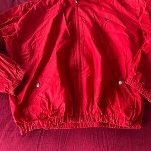 Ralph Lauren Bright Red Raincoat